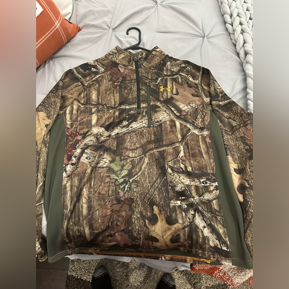 Under Armour scent block camo 1/4 zip